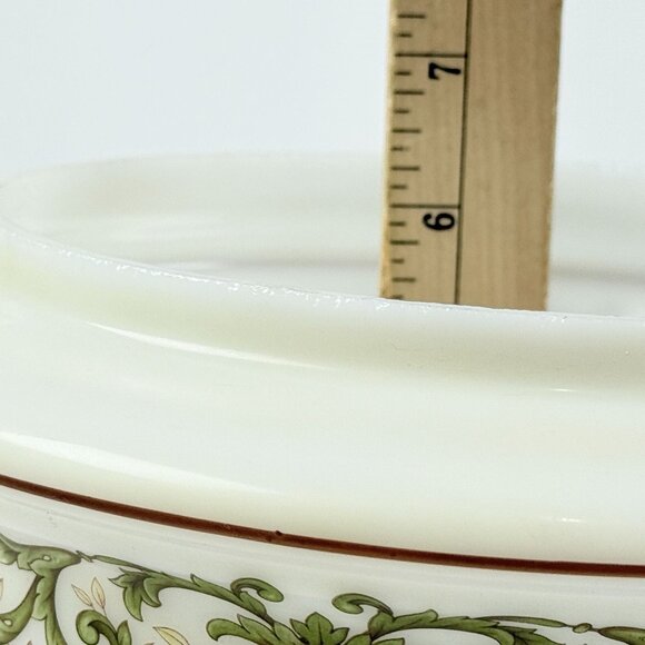 Antique Style Floral Glass Lamp Shade Topper Elegant3 Design With Vibrant Blooms - Picture 7 of 10